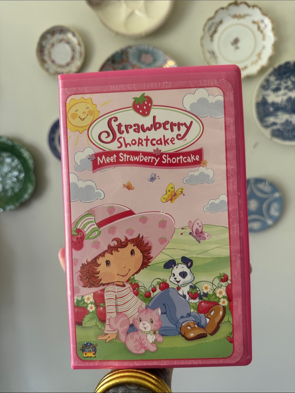 Strawberry Shortcake Meet Strawberry Shortcake VHS Pink Clamshell Case
